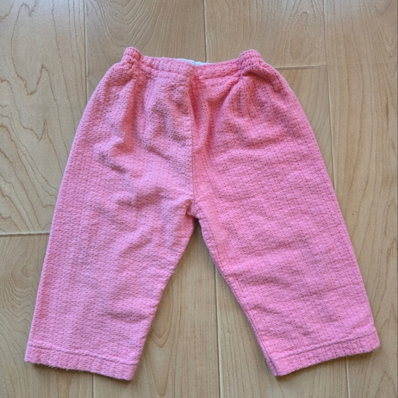 Vintage 1980s-1990s Carter's coral pink pants - Picture 3 of 5